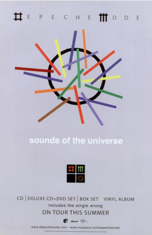Depeche Mode Sound Of The Universe US Promo poster (483468)